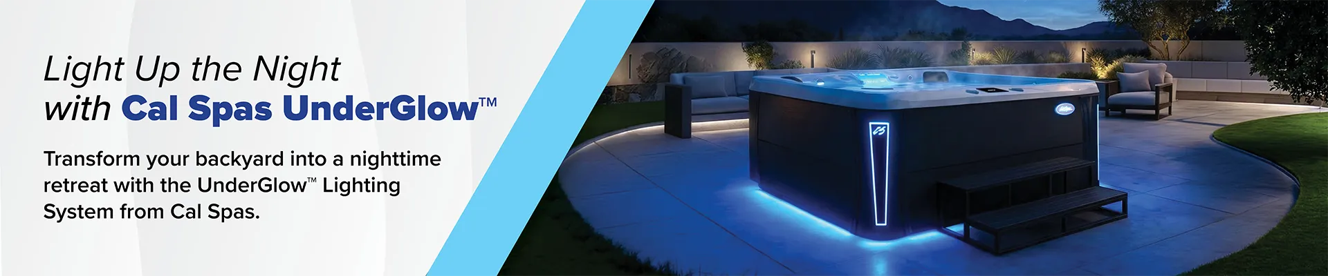 Calspas hot tub being used in a family setting - Caldwell