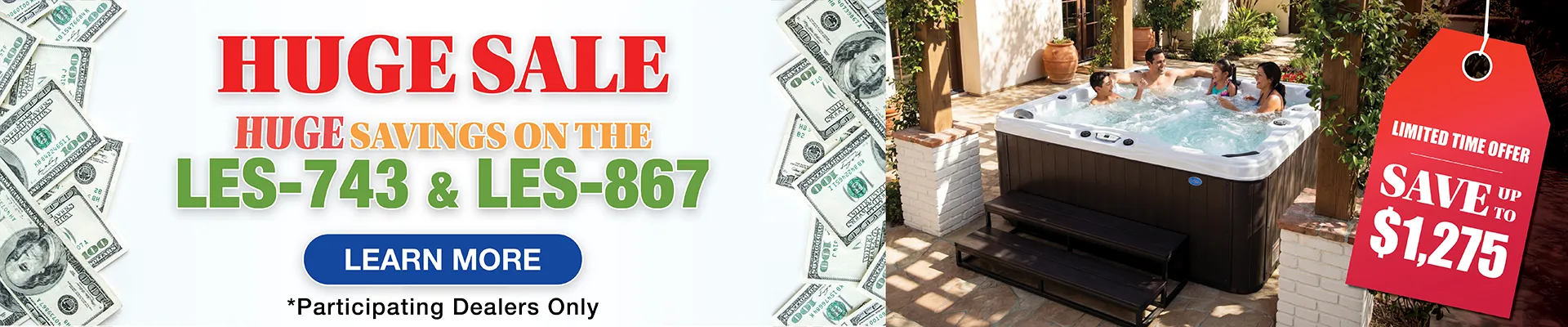 Calspas hot tub being used in a family setting - Caldwell