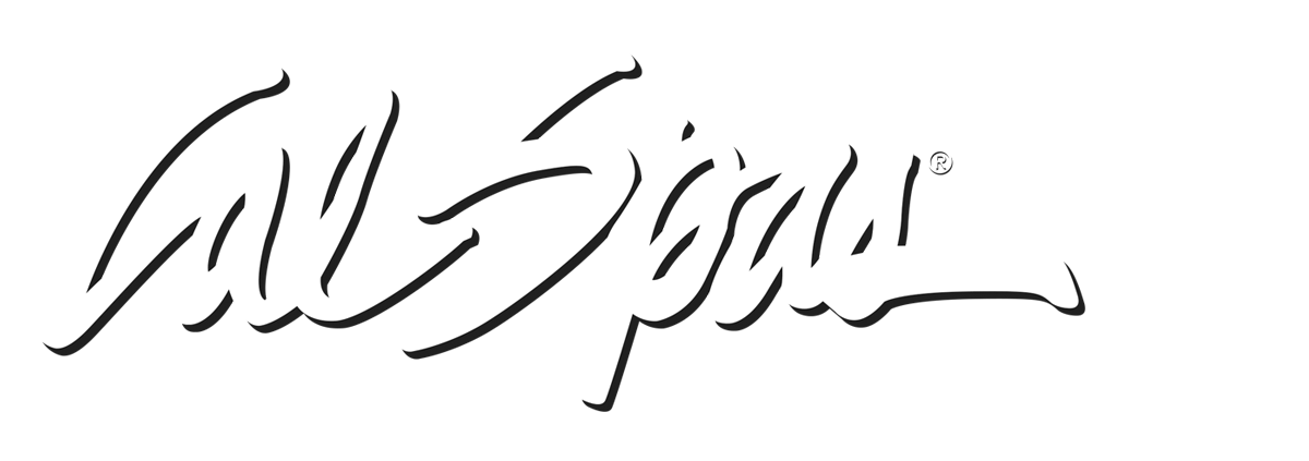 Calspas White logo hot tubs spas for sale Caldwell
